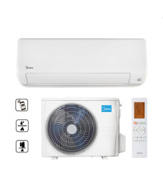 MBH 0,0% THM hitel - Midea All Easy Pro oldalfali split klíma szett 2.6 kW
