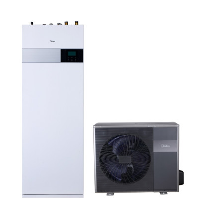 Midea M-Thermal beépített HMV tárolós split hőszivattyú 12 kW (1 fázis, R32, 240L)