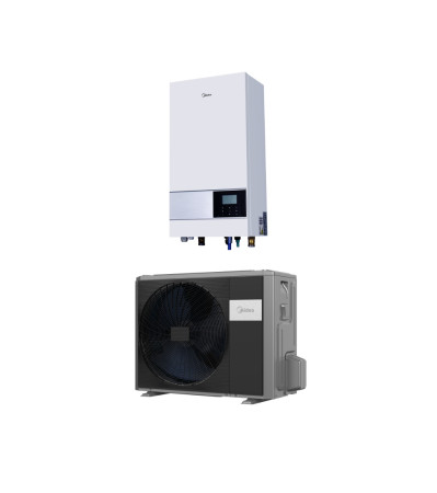 Midea M-Thermal 16 kW osztott hőszivattyú (R32, 3 fázis, fekete)