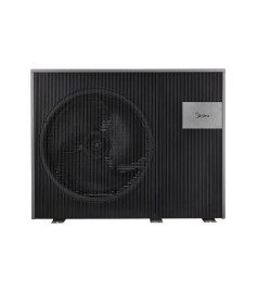 Midea Nature monoblokkos M-Thermal 10 kW hőszivattyú (R290, 1 fázis, fűtőbetét 3 kW, fekete)