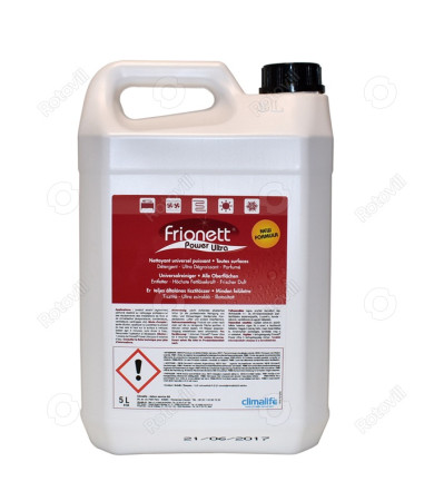Tisztító+fertőtlenítő koncentrátum frionett power ultra (kültéri egység 5 l)