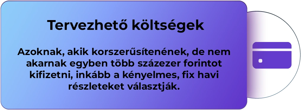 Tervezhető költséget keresőknek